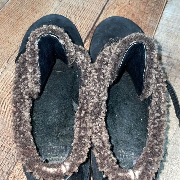 Stuart Weitzman Oxford Shoes Black Suede Faux Fur - Picture 8 of 13